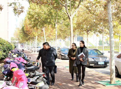 菏泽市文明办检查组到我校检查验收精神文明建设工作