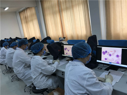 我校药学​系成功举办菏泽医专首届医学检验技能大赛