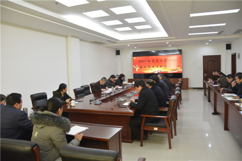 我校召开2017年度党总支书记抓基层党建述职评议考核会