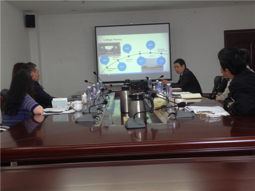 荷兰艾文思应用科技大学Coen Toebosch院长来我校考察合作办学工作