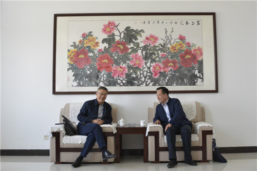 菏泽团市委副书记李强一行来我校开展专题调研