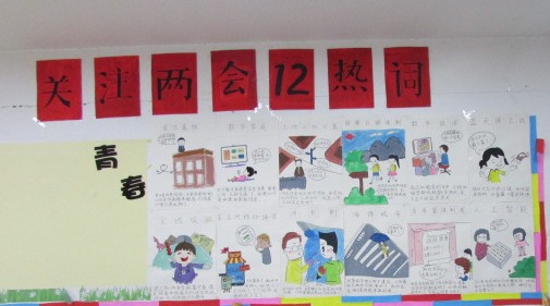 菏泽医专药学系开展庆“两会”教室壁报评比活动