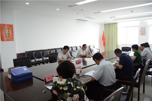 省卫计委督查组来我校调研督导“两学一做”学习教育开展情况