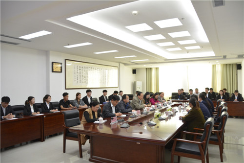 菏泽团市委副书记李强一行来我校开展专题调研