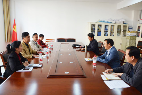 徐州开放大学来我校附属医院护养中心学习考察