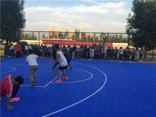 护理系举办“全民健身——‘迎新杯’篮球赛”