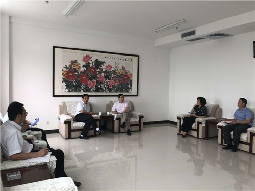 阳谷县人民医院领导来我校考察交流