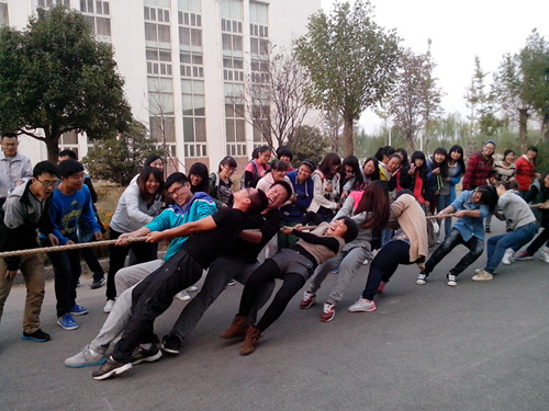 药学系拔河比赛活动圆满结束