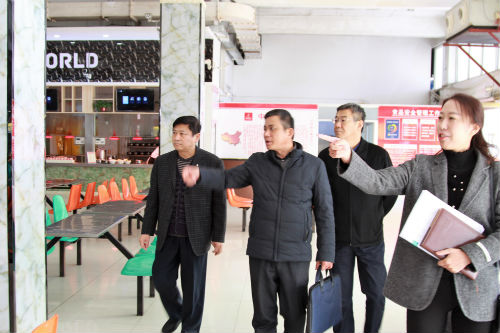 菏泽市文明办检查组到我校检查验收精神文明建设工作