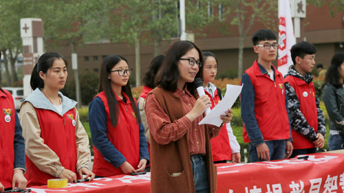 我校护理系举办读书节明信片互换活动启动仪式