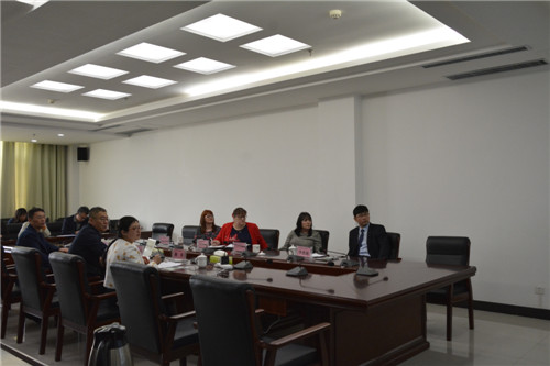 英国拉纳克郡新学院代表团来我校访问交流